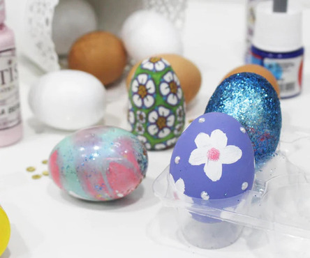 Cómo decorar huevos de Pascua con niños