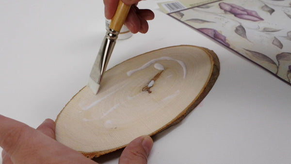 Cómo hacer colgador de madera con decoupage y Cricut